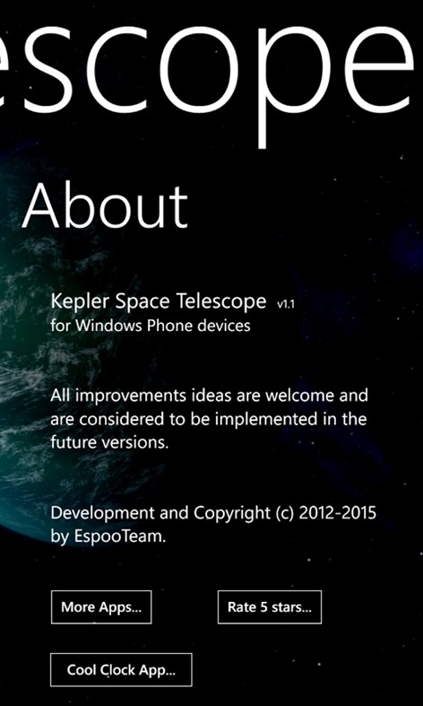 #8. Kepler Space Telescope (Windows) بواسطة: EspooTeam