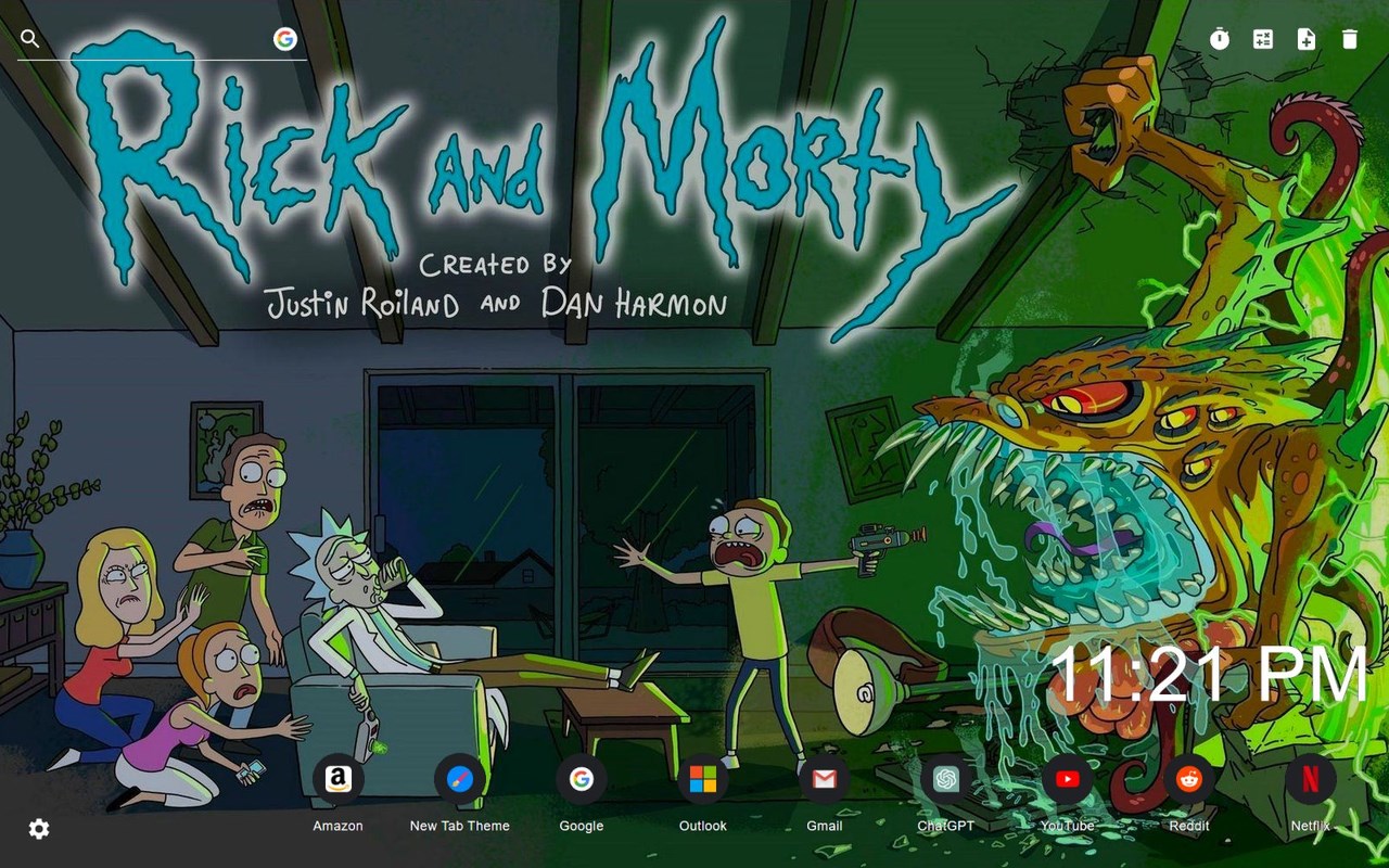 Rick and Morty Wallpaper New Tab