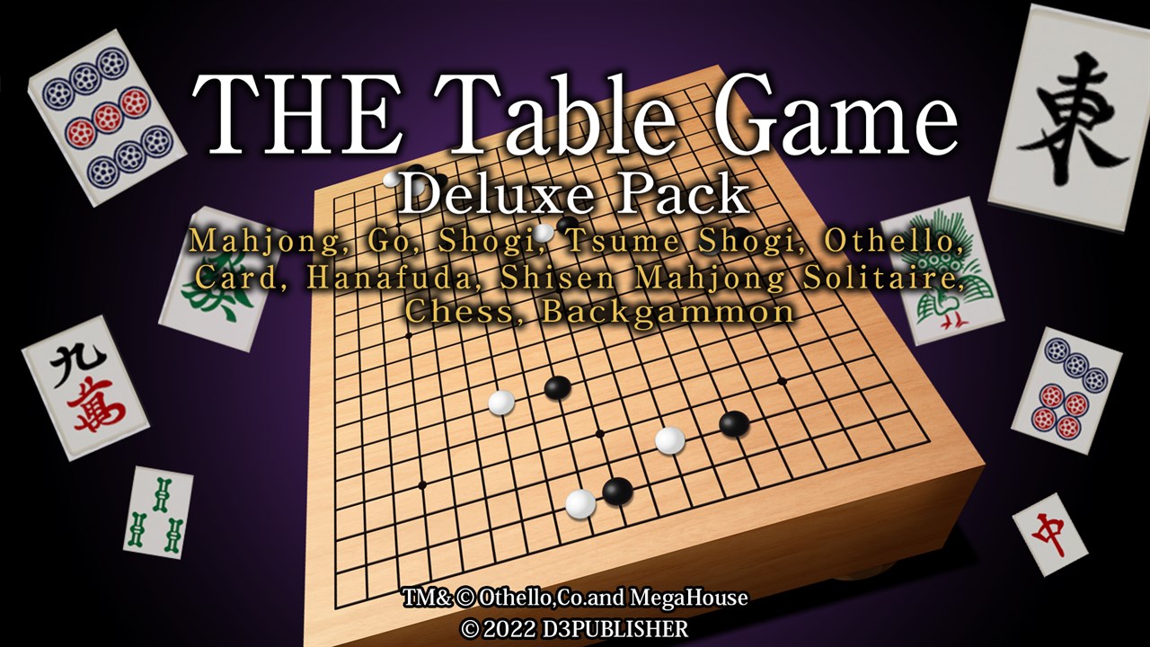 THE Table Game Deluxe Pack -Mahjong, Go, Shogi, Tsume Shogi, Othello, Card, Hanafuda, Shisen Mahjong Solitaire, Chess, Backgammon- screenshot 1