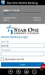 StarOne Banking screenshot 2