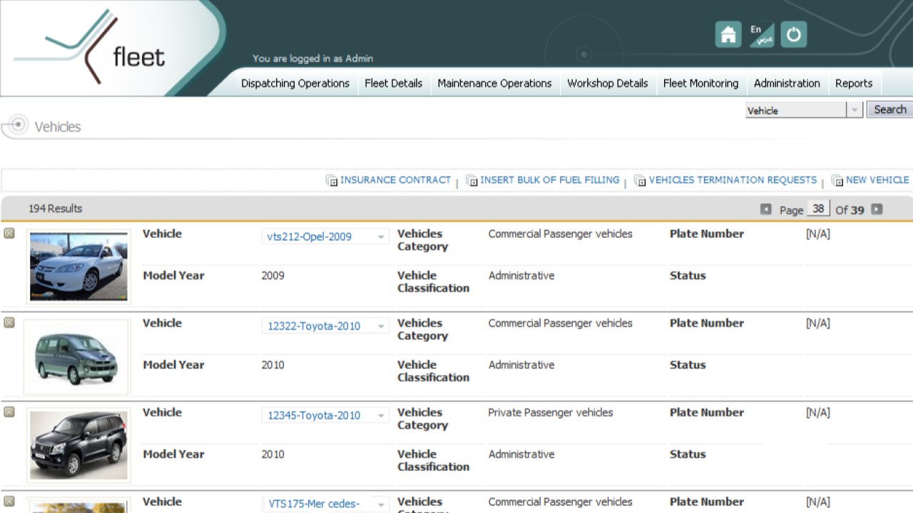 Snapshot 1 of Fleet Management