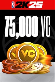 Paquete de 75000 monedas virtuales de NBA 2K25