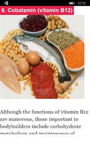 Vitamins and Minerals for Body Builders screenshot 6