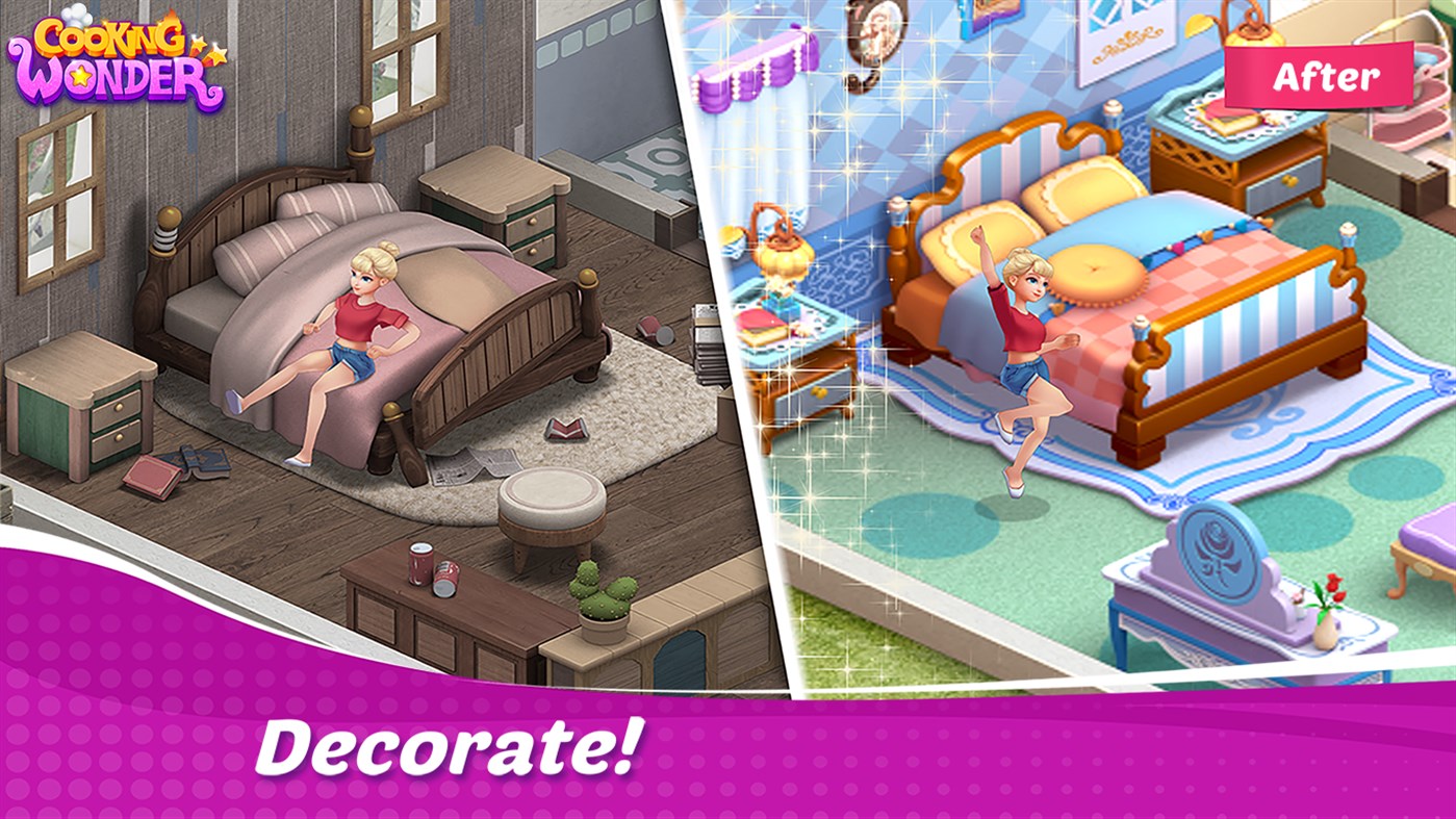 #3. Cooking Wonder: Cooking Games (Windows) By: MIRACLE GAMES INC.