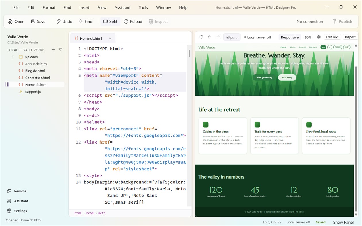 #1. HTML Designer Pro (Windows) Af: Rainbowfactory