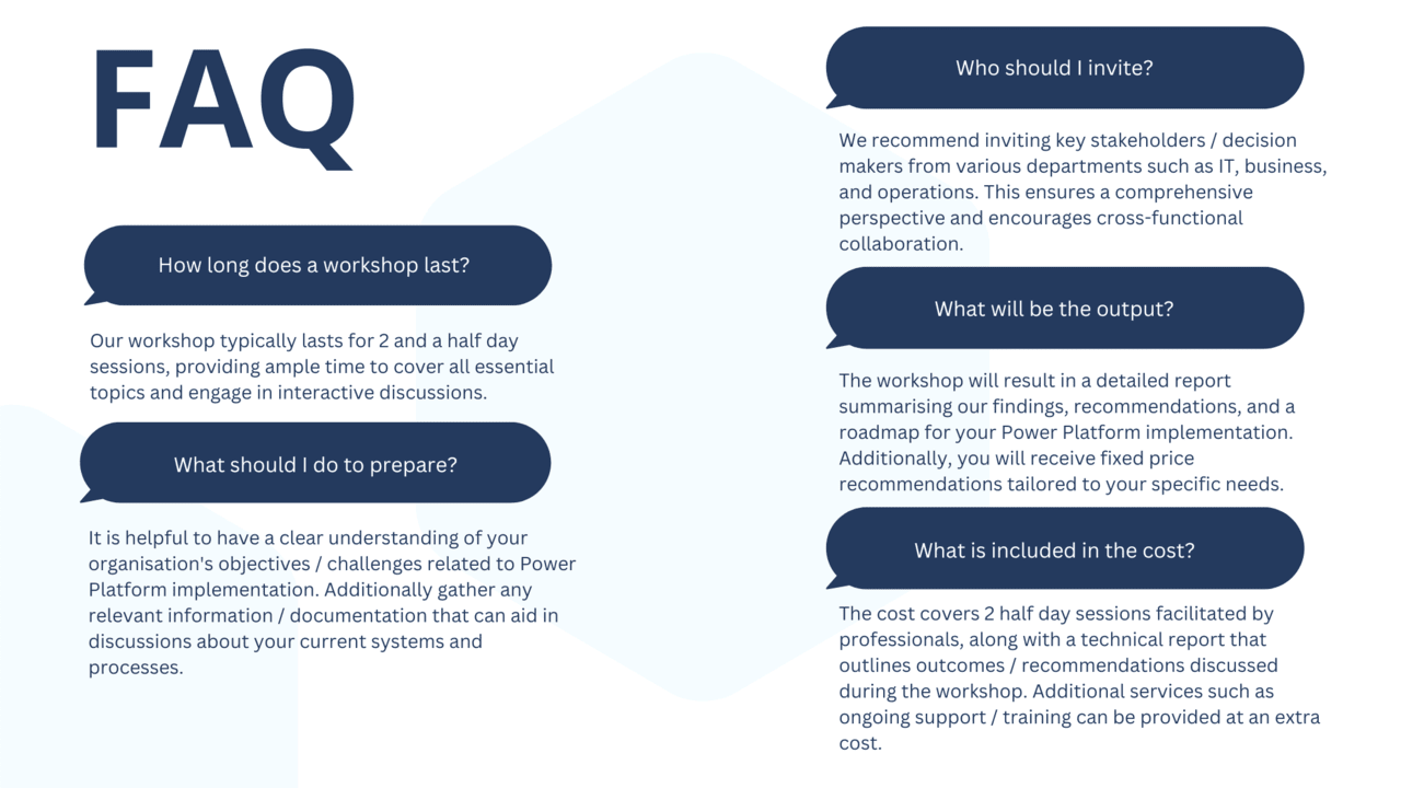 Snapshot 2 of Power Platform Strategy: 1 day Workshop