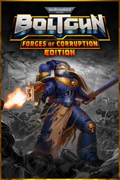 Cover poster for Warhammer 40,000: Boltgun - Forges of Corruption Edition