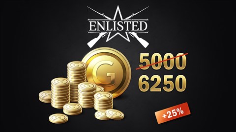 Enlisted - 5000 Gold + 1250 Bonus