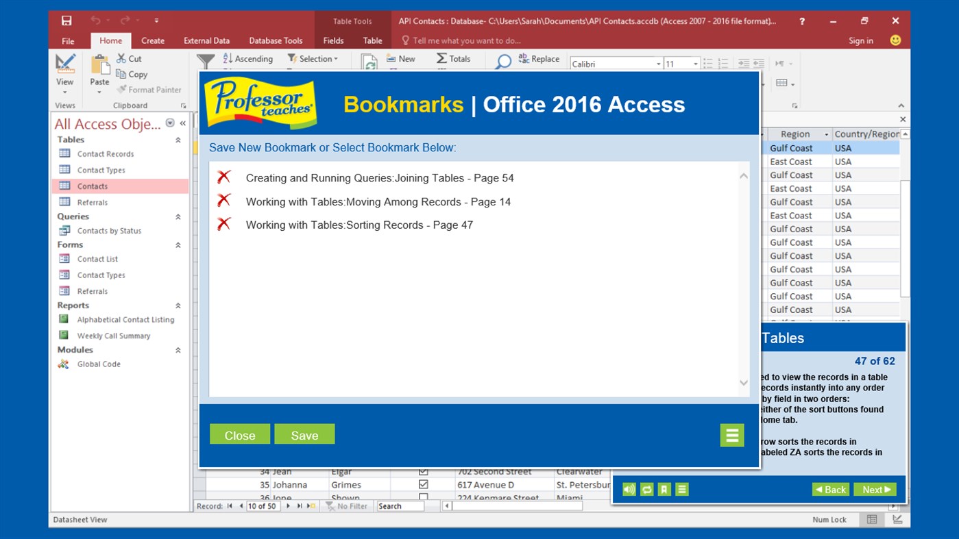 #4. Professor Teaches Access 2016 (Windows) 由: Individual Software Inc.