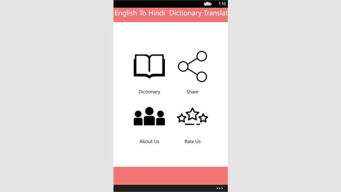 Get English To Hindi Dictionary Translator Offline Microsoft Store En In