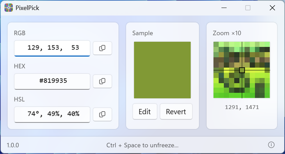 PixelPick (Windows) Ved: Ivan Pavićević