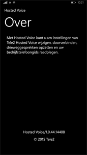 Hosted Voice Tele2  screenshot 4