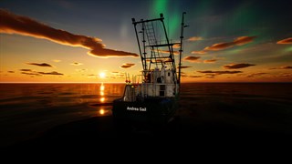 Angler Fishing on Xbox Series X by the Water, Sunset View, AI Art  Generator