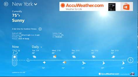 AccuWeather for HP Screenshots 2