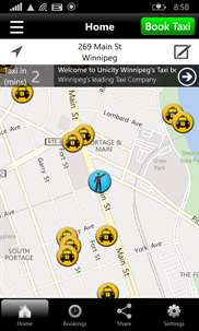 Unicity Taxi Winnipeg screenshot 2