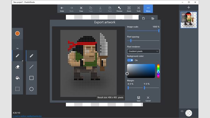 pixel editing program