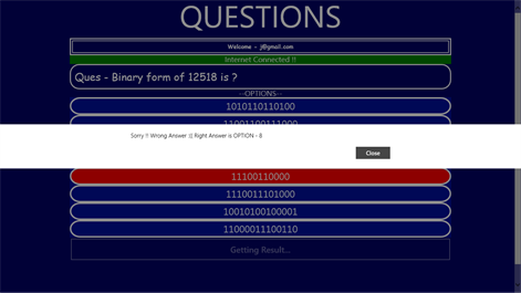 Questions Screenshots 2