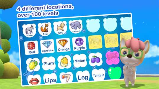 Dibidogs learning English memory game screenshot 4