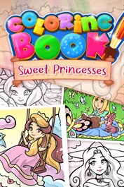 Coloring Book: Sweet Princesses
