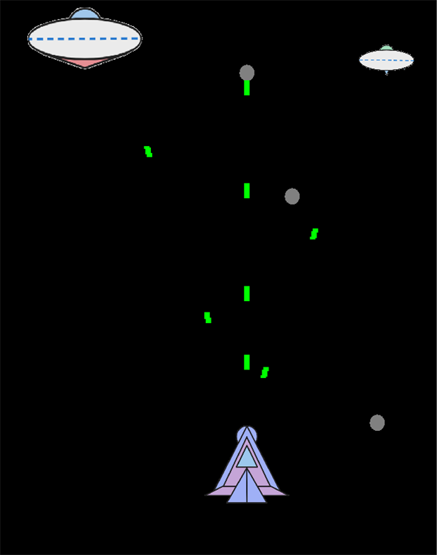 #5. Spaceship Wars! (Windows) By: MthreeJohnnyK