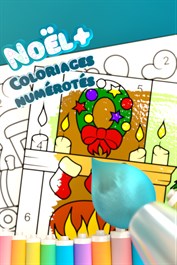 Coloriages numérotés - Noël +