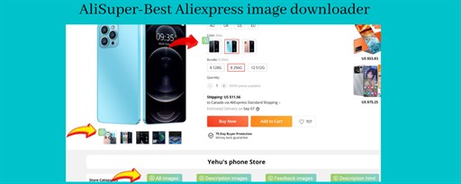 AliSuper | AliExpress Image Downloader marquee promo image