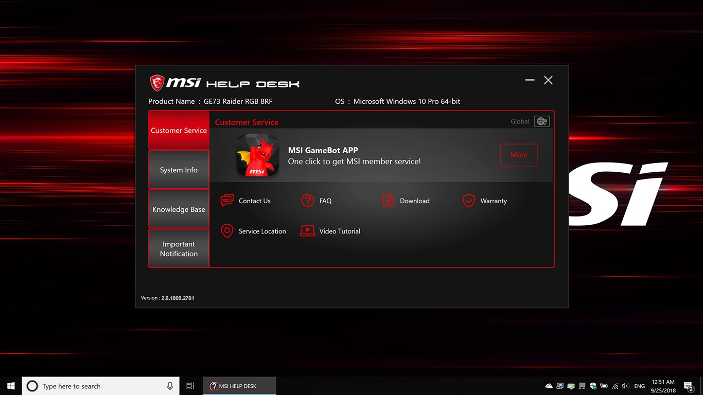 Msi Help Desk Beziehen Microsoft Store De De