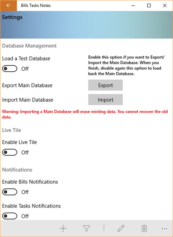 #6. Bills Tasks Notes (Windows) 由: gjbsolutions