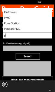 Pune_Bus_Guide screenshot 2