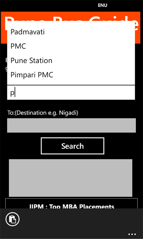 Pune_Bus_Guide Screenshots 2