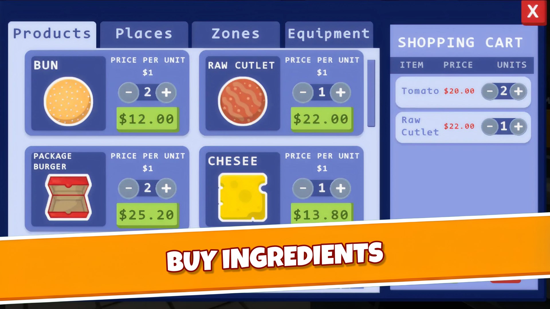 Burger Restaurant Simulator 3D screenshot