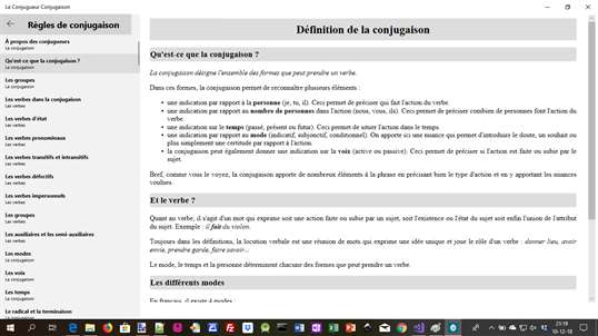 Le Conjugueur Conjugaison screenshot 3