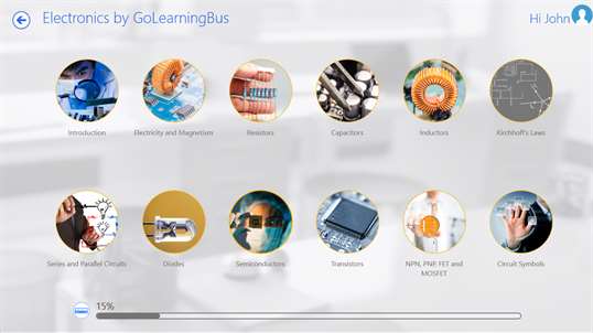 Learn Electronics by GoLearningBus screenshot 4