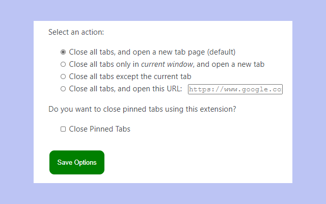 Close All Tabs