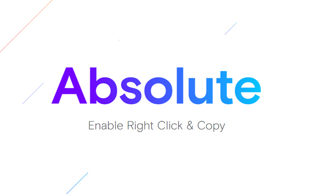 Absolute Enable Right Click & Copy promo image