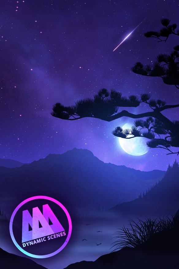 AAA Dynamic Scenes - Lonely Night Tree Dynamic Scene Xbox Series X|S and Xbox One cover art