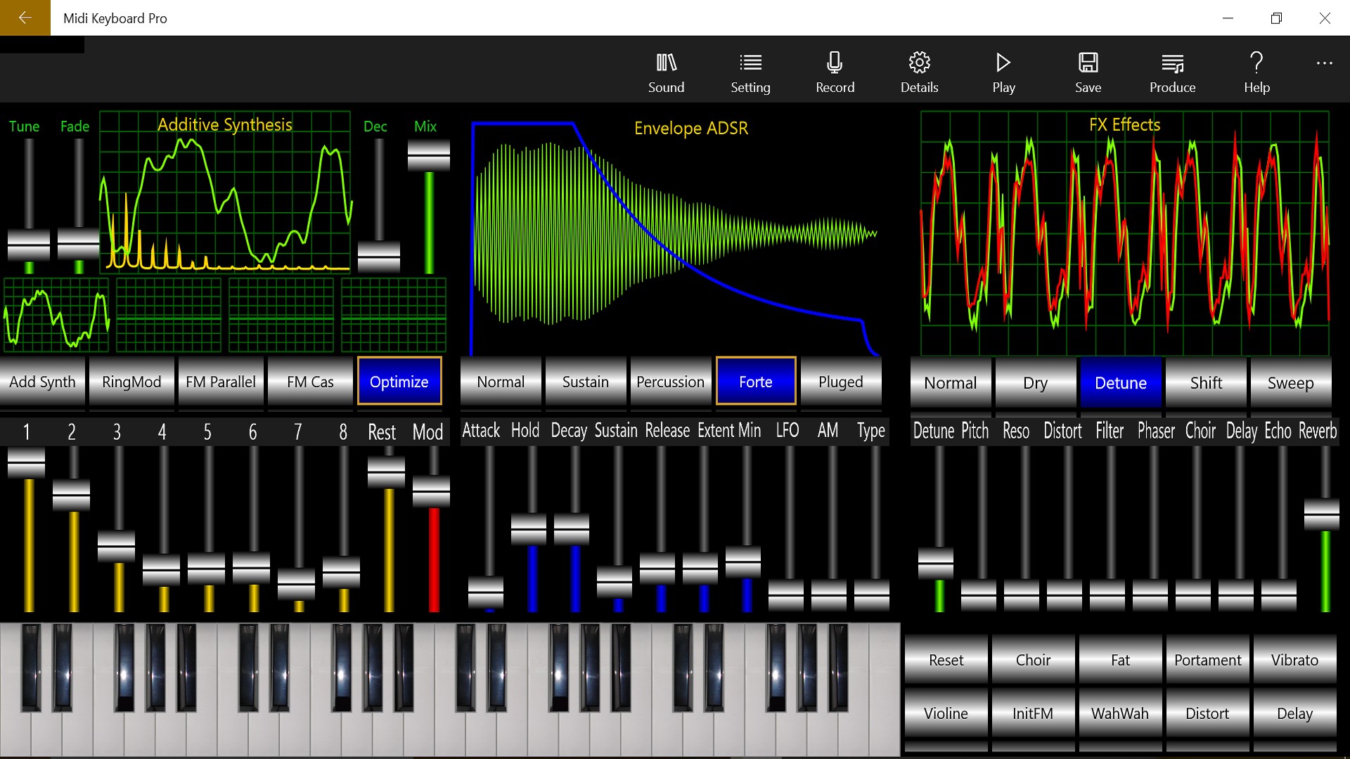 MIDI Keyboard Pro Screenshot