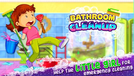 Bathroom and Toilet Cleanup : Cleaning & Repairing Game for Kids screenshot 1