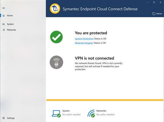 Symantec Endpoint Cloud Connect Defense screenshot 1