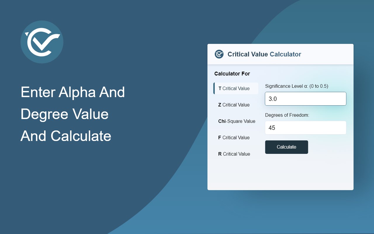 Critical Value Calculator