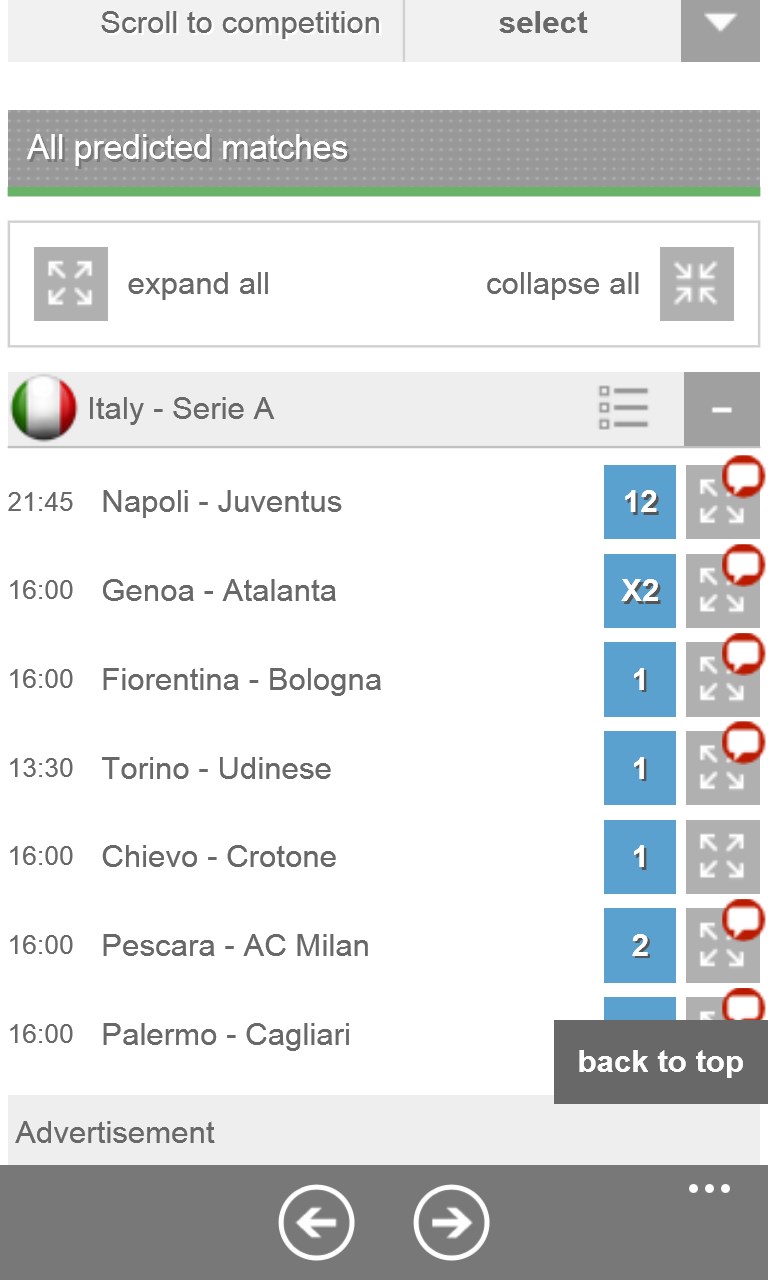 Statarea Football Prediction For Windows 10 Mobile