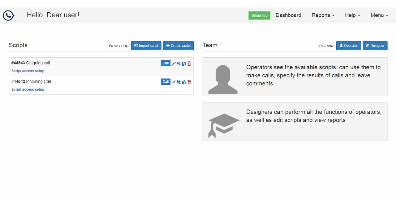 Snapshot 2 of SalesScript Prompter