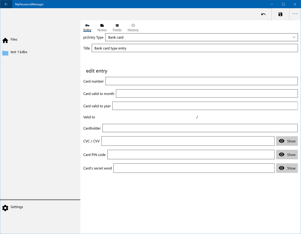 #6. MyPasswordManager (Windows) 由: Panteam_ltd