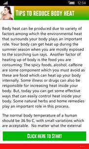 Tips to reduce body heat screenshot 1