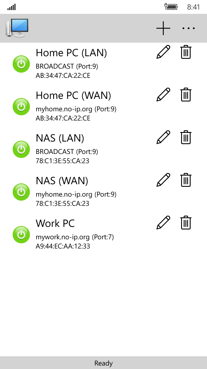 Easy WOL (Wake on LAN) screenshot