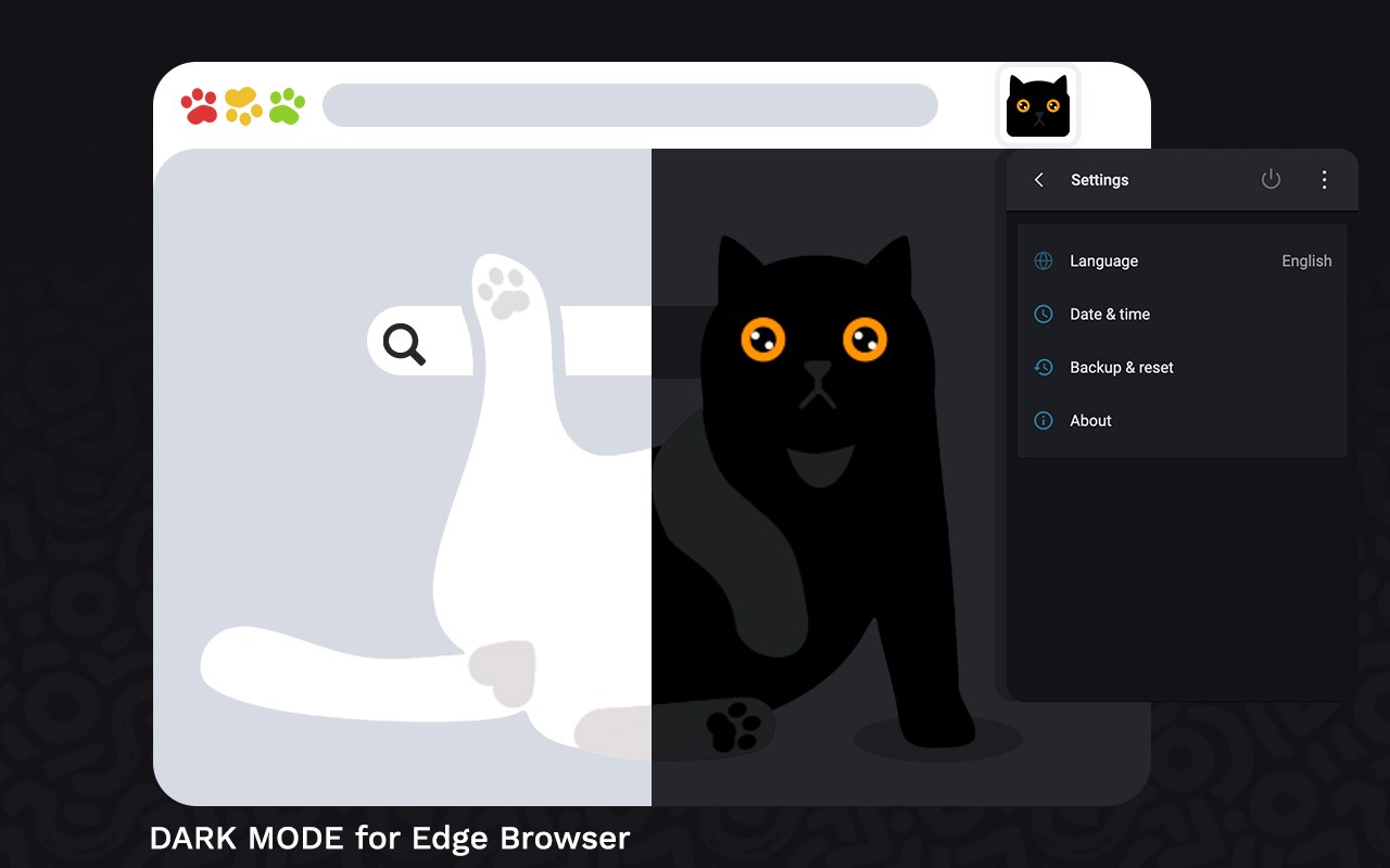 Dark mode for Edge promo image