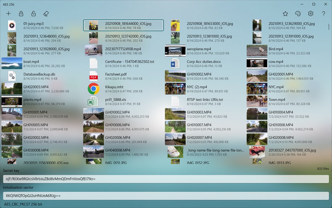 #5. AES 256 (Windows) Podle: Alexander Komarov