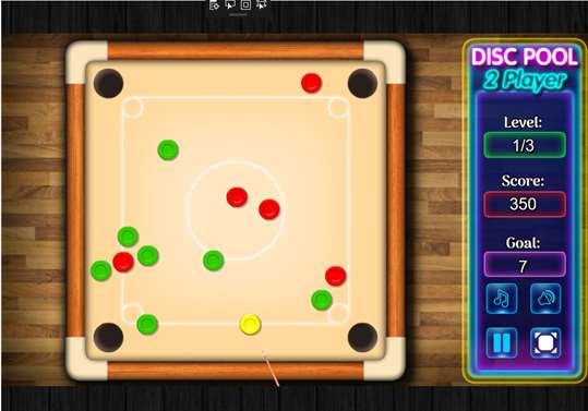 Disc Pool 2 Player Game screenshot 5