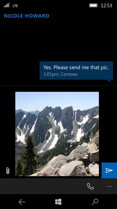 Microsoft Messaging Screenshots 2