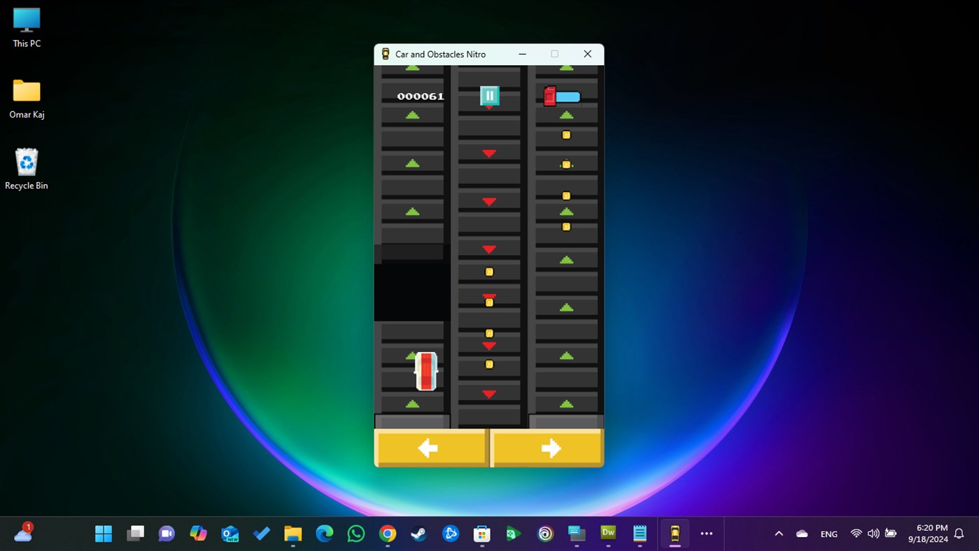 #6. Car and Obstacles Nitro (Windows) 由: Omar Kaj